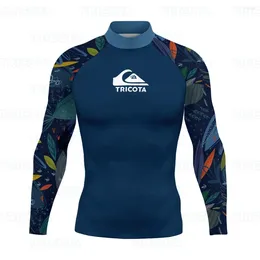 Women's Swimwear Men's Swimming T-shirts UV Protection Rash Guard Water Sports Beachwear Diving Rashguard Long Sleeve Surfing Clothing