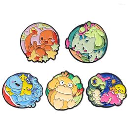 Brooches Cute Badges Lapel Pins For Backpacks Metal Enamel Pin Women Men Fashion Jewelry Accessories Gifts