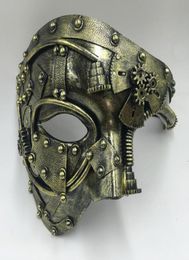 Other Event Party Supplies Adult Anime Masque Mechanical Gear Mask Steampunk Punk Masquerade Cosplay Ball Half Face Men Costume 2191451