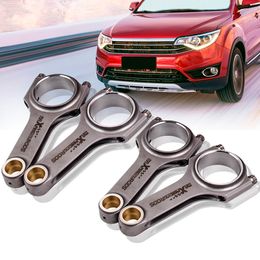 maXpeedingrods conrod Performance Connecting Rod ARP2000 Bolts For Audi A3A4 A6 S4 TT1.8 Turbo Conrod Bielle 800HP Forged H-beam