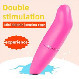 Other Health Beauty Items Powerful Dolphin Vibrator Mini Bullet Vibrator for Women Clitoris Stimulator G-spot Massager s for Women Quiet Adult Y240503