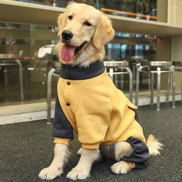 Dog Apparel Clothing Autumn And Winter Labrador Samoye Golden Haired Large Four Legged Pet Clothes