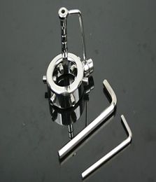 Penis Plug Spikes Urethral Top Quality Stainless Steel Metal Penis Ring Lock with Urinary Catheter1525331