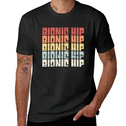 Men's Polos Retro Bionic Hip | Joint Replacement T-Shirt Hippie Clothes Customs Design Your Own Boys Whites For Men