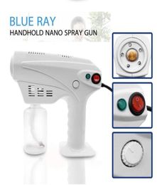 Handheld Wireless Blue Light Nano Steam Gun Atomization Disinfection Fog Machine Hair Spray Machine Household Cleaning Tools CCA124698592