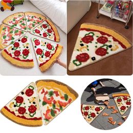 Carpets Fun Absorbent Footrest Pizza H Carpet Bedroom Bathroom Non Slip Floor Doormat Home Bedside Blanket Mat Faux Cashmeree