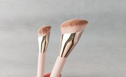 Liquid Touch Foundation Brush Concealer Makeup Brush with uniquely sculpted bristles and a pointed tip soft silky that build b6202317