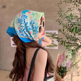 Scarves Fashionable And Casual Scarf Women S Artistic Spring Summer Decorative Headscarf