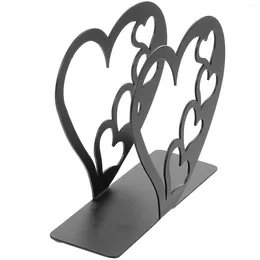 Mugs Decorative Metal Tissue Holder Vertical Napkin Heart Shape Storage Stand