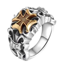 s925 silver creative domineering exaggerated crown earl retro men039s hipster open adjustable ring H22041428337217491514