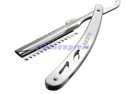 Professional Folding Barber Razors Hairdressing Stainless Steel Straight Cut Throat Shaving Removal Shaving Knife Razor3774119