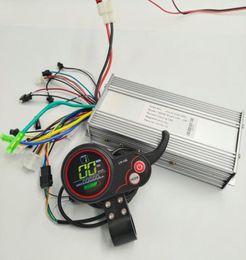 LCD display LH100 white Coloured scrreen shifter BLDC controller 24v36v48v60v800w 1000w for electric bike accessory scooter MTB DIY3776151
