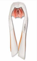 U Shape Electrical Shiatsu Back Neck Shoulder Massager EU plug and flat plug infrared 3D kneading massage25707602348
