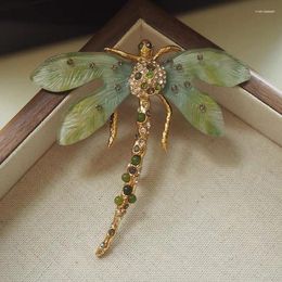 Brooches Brooch Pin Vintage Dragonfly Light Luxury Personality Temperament Fashion Clothing Accessories Pins Broche