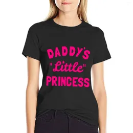 Women's Polos Daddy's Little Princess T-shirt Cute Tops Funny Western T Shirts For Women