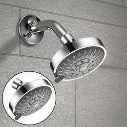 バスルームシャワーヘッド新しい4インチ高圧シャワースプレー5モード調整可能な降雨シャワーヘッドスプレーバスルームフィクスチャー蛇口交換部品
