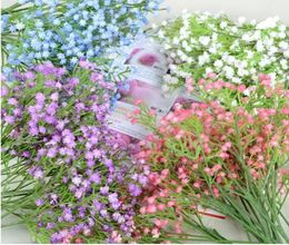 Gypsophila 90Heads 52cm Babies Breath Artificial Flowers Plastic Gypsophila DIY Floral Bouquets Arrangement for Wedding Home Decor1396599