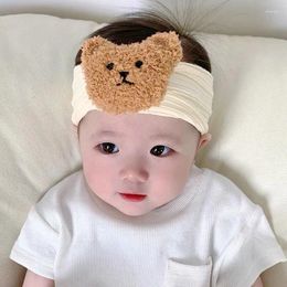 Hair Accessories Cute Cartoon Bear Baby Headband Turban Soft Elastic Born Girls Band Infant Kids Headwear