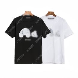 Palm PA 24SS Summer Letter Printing Broke Beheaded BEAR Logo T Shirt Boyfriend Gift Loose Oversized Hip Hop Unisex Short Sleeve Lovers Style Tees Angels 2069 UFR