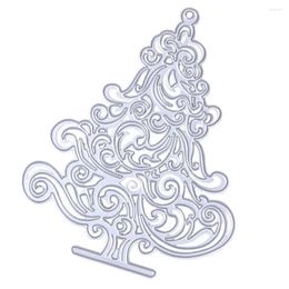 Storage Bottles Christmas Cutting Holiday Making Metal Stencil Xmas Tree Template Moulds For DIY Crafts Supplies