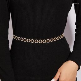 Belts Fashion Luxury Women's Waist Chain Belt Vintage Body Jewelry Dress Decorations Chains Waistband