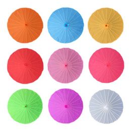 Chinese Colored Umbrellas Dance China Traditional Dance Color Parasol Antique Decorative Prop Umbrella Silk Wedding Props