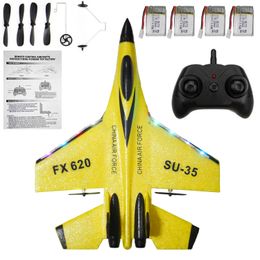 BBSONG RC Plane SU-35 RC Remote Control Aeroplane 2.4G RC Aeroplane Fighter Hobby Plane Glider Aeroplane EPP Foam Toy For Kids Gift 240507