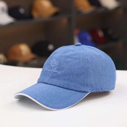 LP Designer luxury hats Fashion Baseball Cap cotton cashmere hats fitted hats summer snapback embroidery casquette adjustable beach luxury hats LORO hats