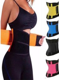 Women And Men Adjustable Elstiac Waist Support Belt Neoprene Faja Lumbar Back Sweat Belt Fitness Belt Waist Trainer FY80528426407