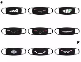 Cartoon mask on the mouth For dust and warmth anime mask Antifog mouth face mask dust masks Double cotton fabric5595804