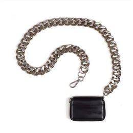 Black Wallet Women Thick Chain Strap Shoulder Bags Mini Lipstick Pocket Fashion Crossbody Messenger Bags Women Handbag And Purse217t 228w