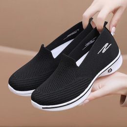 Casual Shoes Spring And Autumn One Step Fashion Mom Soft Sole Breathable Single Women Comfortable