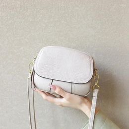 Shoulder Bags Genuine Leather Wallet First Layer Cowhide Bag Ladies Summer Fashion Versatile Small One Messenger Soft