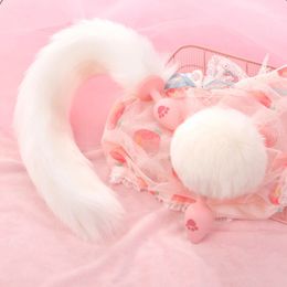 Sexy Fox Anal Plug Tail Silicone Toys For Women Men Butt Small Cat Rabbit Cosplay Sex Adult 240507