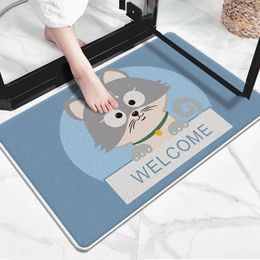 Carpets Christmas Dog Pet Mat Non Slip Cute Creative Animal Door Suitable For Lightweight Throw Blankets Couch Rug Under Bed