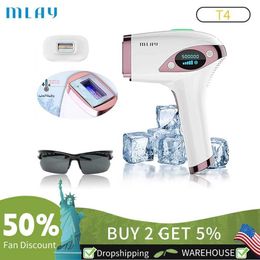 Home Beauty Instrument MLAY T4 Laser Cold IPL Hair Removal Machine 500000 Body Painless Q240507