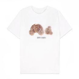 Palm 24SS Summer Letter Printing Broke Beheaded Leopard BEAR Logo T Shirt Boyfriend Gift Loose Oversized Hip Hop Unisex Short Sleeve Lovers Style Tees Angels 2187 KOA
