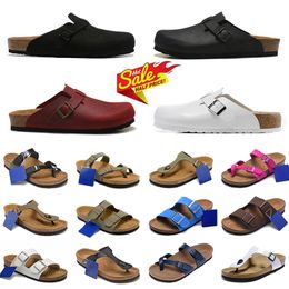 Designer slippers men women sandals slides slipper Suede Leather shoes mens outdoors clogs sneakers size 35-46