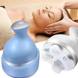 Wireless waterproof electric scalp massager promotes hair growth deep cleansing scalp massage relieves pressure 240429