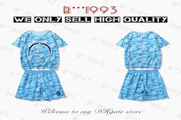 designer Mens T Shirts shorts suits Top Craftsmanship tshirts Sets men women Galaxy spots camo cobranded same style Cotton 8523940
