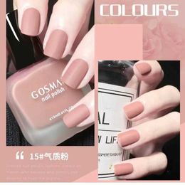 Nail Gel 12ml Frosted Polish Do Not Bake Peel Summer Mist Matte Black Rose Red Wine Blue White Q240507