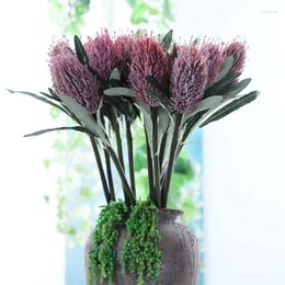 Decorative Flowers Simulated White Wine Red Torch Flower Artificial Plants Bonsai Tamarix Chinensis Home Party Wedding Decoration