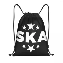 Shopping Bags Custom Ska Stars Drawstring Bag Women Men Portable Gym Sports Sackpack Jamaica Music Storage Backpacks