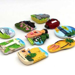 3PCSFridge Magnets Japan Tourism refrigerator fridge magnets paste souvenirs Tokyo Shinkansen Chile Brazil Morocco souvenirs room decoration Gifts