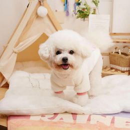 Dog Apparel Cute Pet Clothes Cosy Teddy Cat Hoodies Stylish Winter With Two-leg Design Soft Comfort Adorable Ears Pets