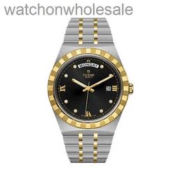 Luxury Tudory Brand Designer Wristwatch Royal Series Mens Watch Fashion Business Calendar Steel Band Mechanical Watch M28603-0005 with Real 1:1 Logo