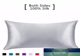 Silk Pillowcase Hair Skin 19 Momme 100 Pure Natural Mulberry Silk Pillowcase Standard Size Pillow Cases Cover Hidd8339977