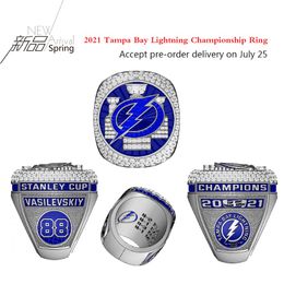 2021 American Professional Men's Ice Hockey Championship Ring Fan Collection Exquisite Replica 287n