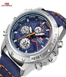 KT TOP Brand Watches Men 2020 Luxury 5ATM Waterproof Clock Men039s Analogue Quartz Date Watches Men Sport Military WristWatchKT183015858