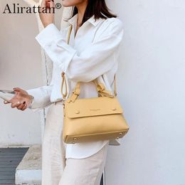 Shoulder Bags Small Retro Simple PU Leather Crossbody For Women 2024 Summer Fashion Brand Ladies Handbags Casual All-Match Bag